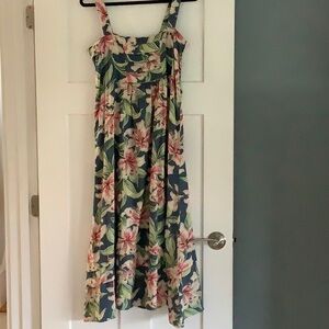 Faherty tropical print sundress